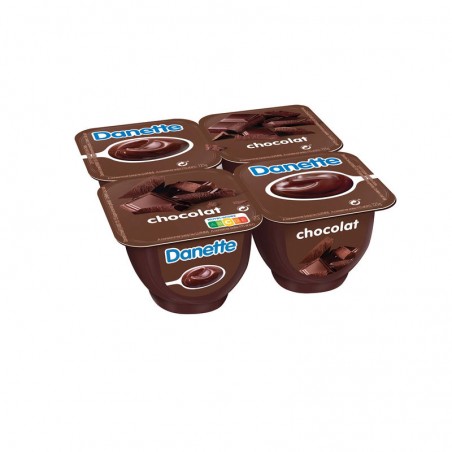 DANONE Crème dessert saveur Chocolat 4x125g