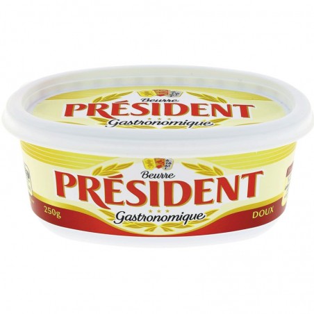 PRESIDENT Beurre doux 250g